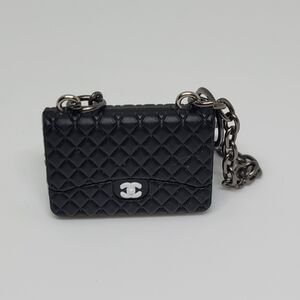 Handmade Fashion Keychain Black and White